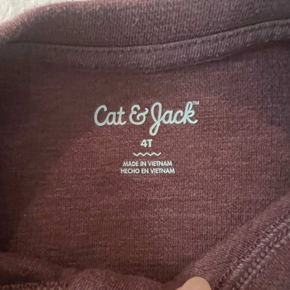Burgundy long sleeve boys shirt - Picture 2 of 2